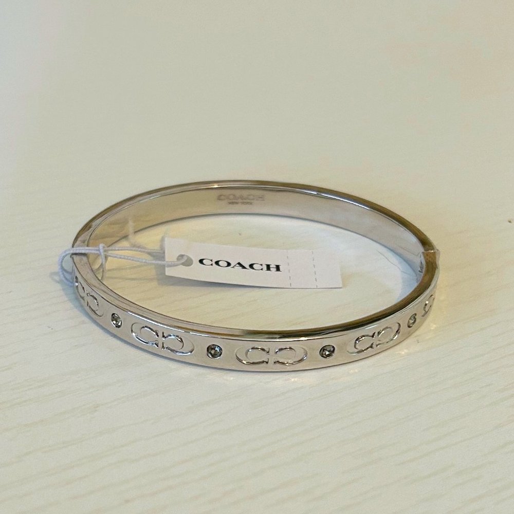 Coach Hinged "Kissing C" Bracelet - NWT